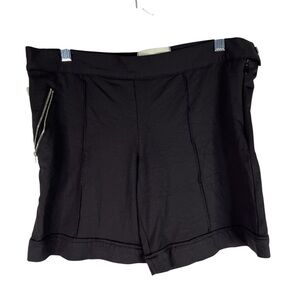 Tracey Lynn Golf Shorts Women's Black Shorts Zipper Pockets Stretch Pleated